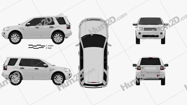 Land Rover Freelander 2 Lr2 Clipart And Blueprint Download Vehicles Clip Art Images In Png Psd