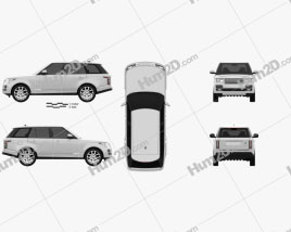 Range Rover (L405) 2014 car clipart