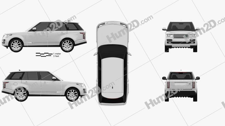 Range Rover (L405) 2014 car clipart