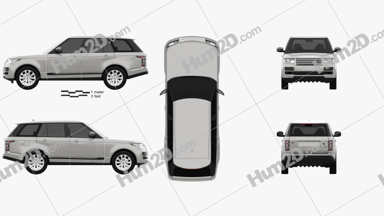 Land Rover Range Rover L405 Vogue 2014 Blueprint