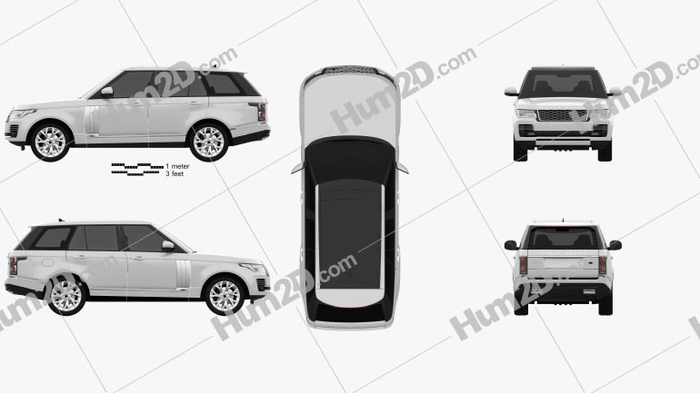 Land Rover Range Rover Autobiography 2018 Blueprint
