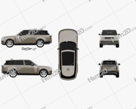 Land Rover Range Rover Autobiography 2022 car clipart