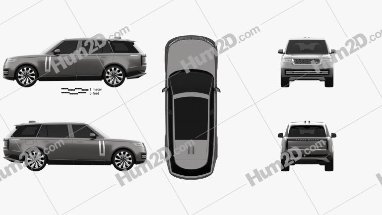 Land Rover Range Rover LWB Autobiography 2022 PNG Clipart