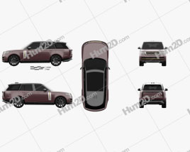Land Rover Range Rover SV Intrepid 2022 car clipart