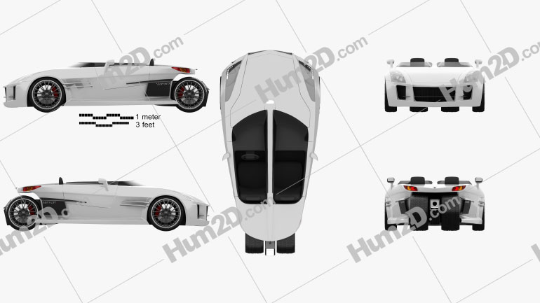 Lazareth Wazuma GT 2017 car clipart