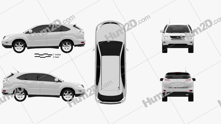 Lexus RX (XU30) 2009 Blueprint