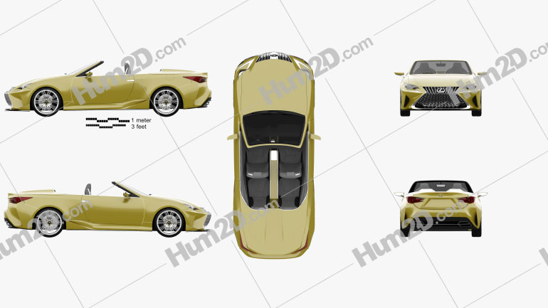 Lexus LF-C2 2014 car clipart