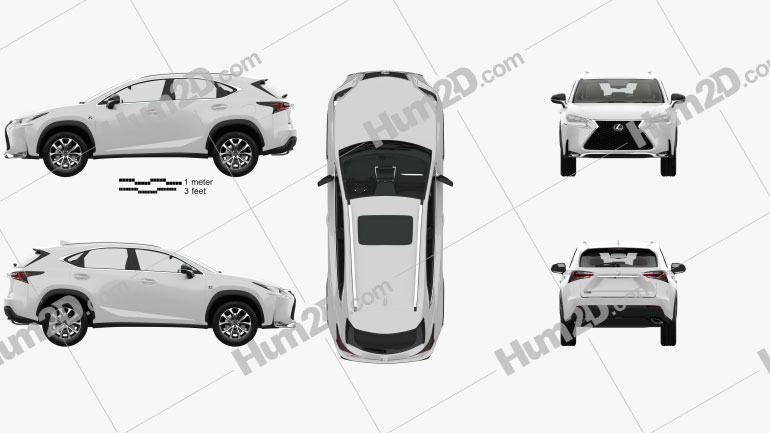 Lexus NX F sport com interior HQ 2014 car clipart