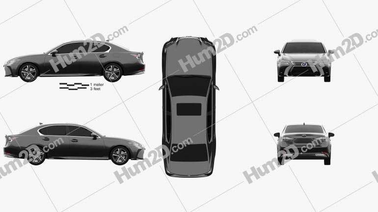 Lexus GS Hybrid 2015 PNG Clipart