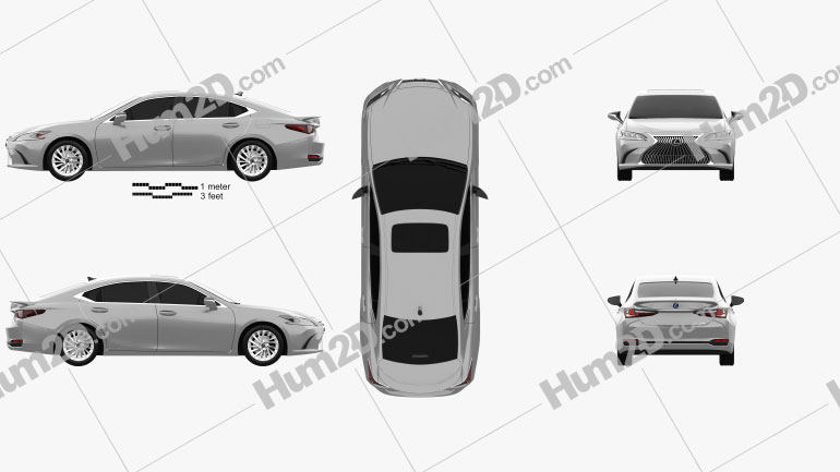 Lexus ES 300h 2019 Blueprint