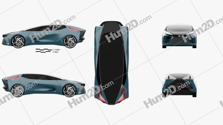 Lexus LF-30 Electrified 2019 car clipart
