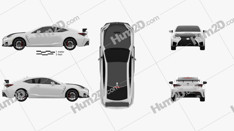 Lexus RC F-Track Edition US-Spez 2020 car clipart