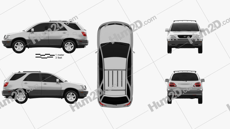 SUV and Crossover ClipArt Images and Blueprints for Download in PNG