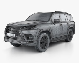 Lexus LX 600 2024 car clipart