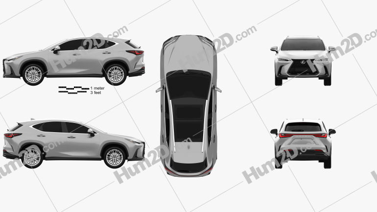 Lexus NX hybrid 2022 PNG Clipart