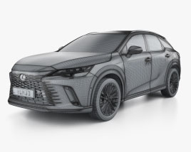 Lexus RX hybrid 2024 car clipart