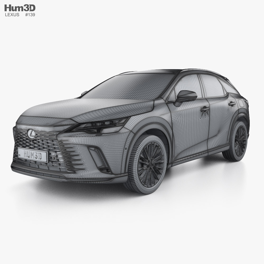 Lexus RX hybrid 2024 car clipart