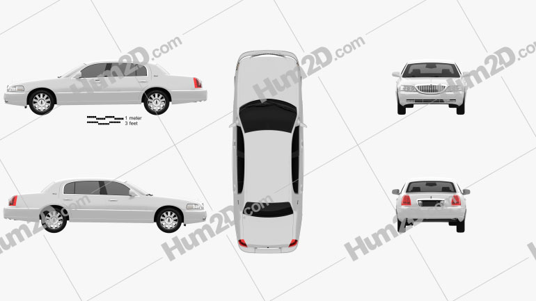 Lincoln Town Car L 2011 PNG Clipart
