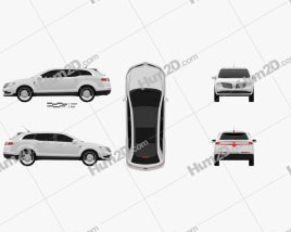 Lincoln MKT 2013 car clipart