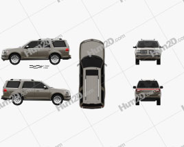 Lincoln Navigator 2015 car clipart