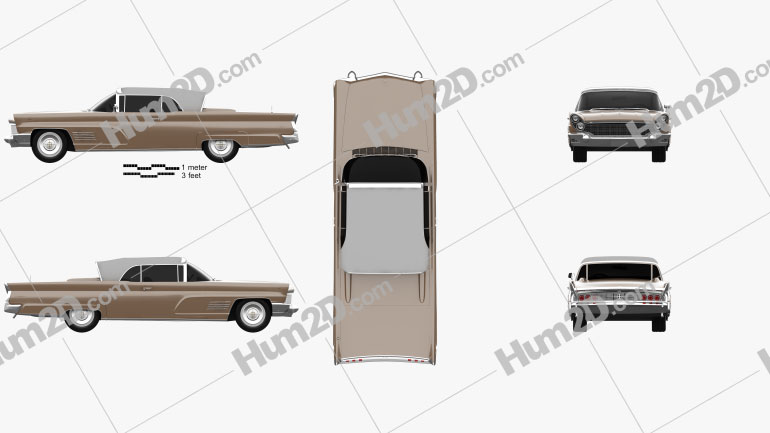 Lincoln Continental Mark V 1960 PNG Clipart