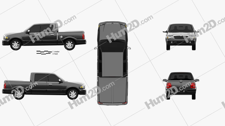 Lincoln Blackwood 2001 PNG Clipart