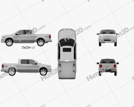 Lincoln Mark LT 2005 car clipart