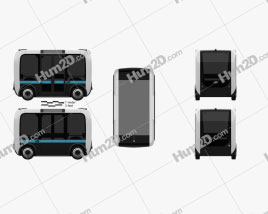 Local Motors Olli Bus 2016 clipart