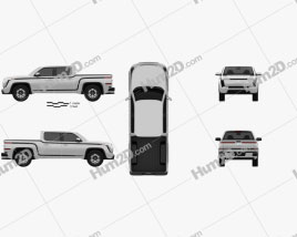 Lordstown Motors Endurance 2020 car clipart