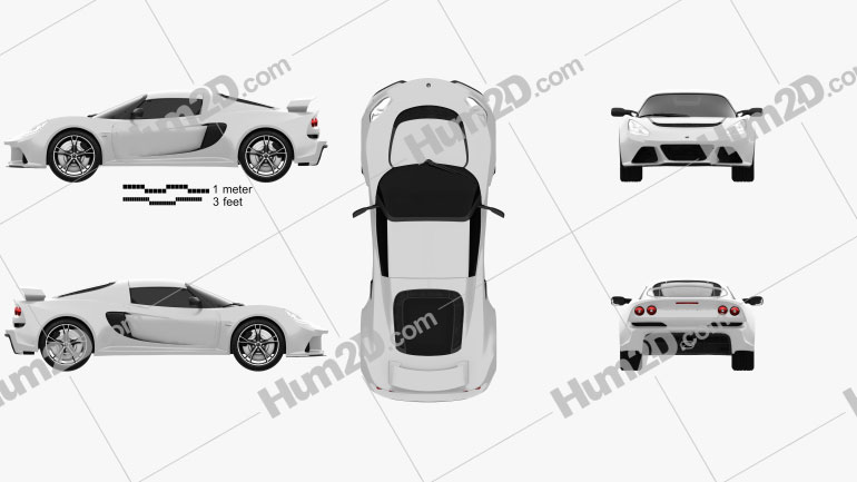 Lotus Exige S 2012 Clipart and Blueprint - Download Vehicles Clip Art ...