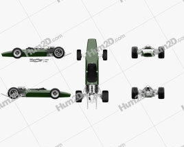 Lotus 49 1967 car clipart