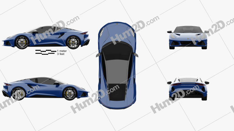 Lotus Emira First Edition 2021 car clipart