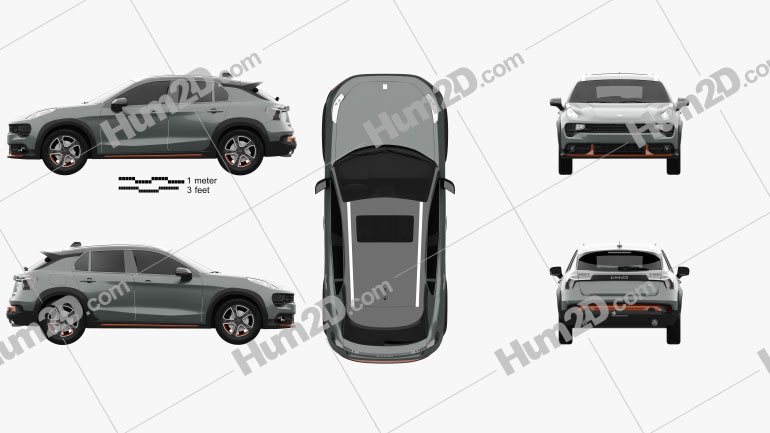 Lynk & Co 02 2018 Clipart Image