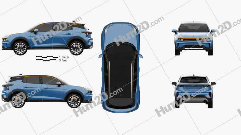 Lynk & Co 06 2021 car clipart