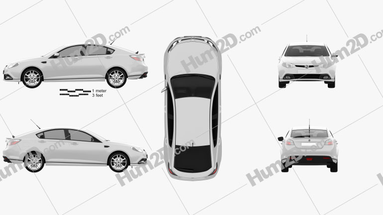 MG6 GT 2012 PNG Clipart