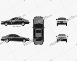 MG 7 2008 car clipart