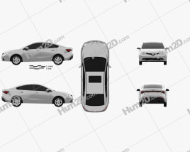 MG GT 2015 car clipart