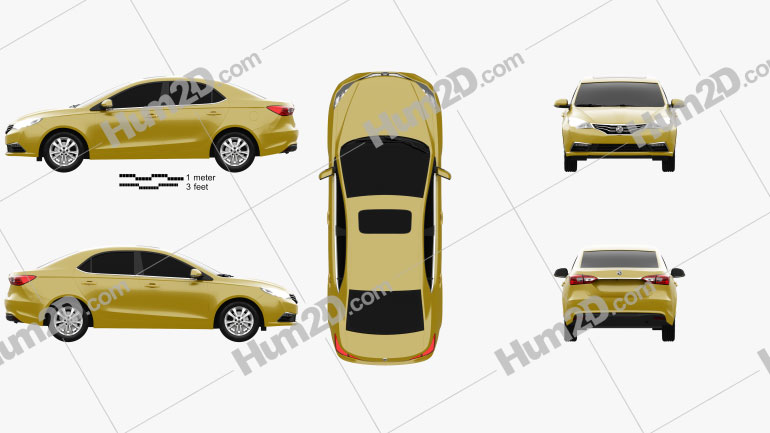 MG 360 2017 car clipart