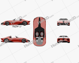MG Cyberster 2021 car clipart