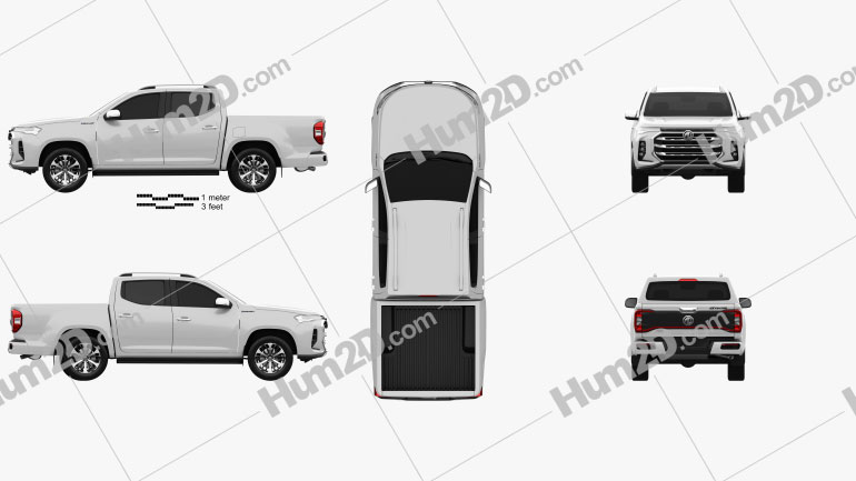 MG Extender Double Cab 2021 PNG Clipart