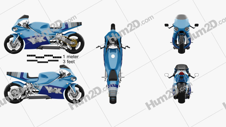 MTT Y2K 2000 Motorcycle clipart