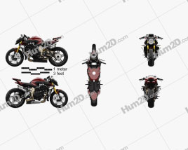 MV Agusta Brutale 1000 Serie Oro 2020 Motorcycle clipart