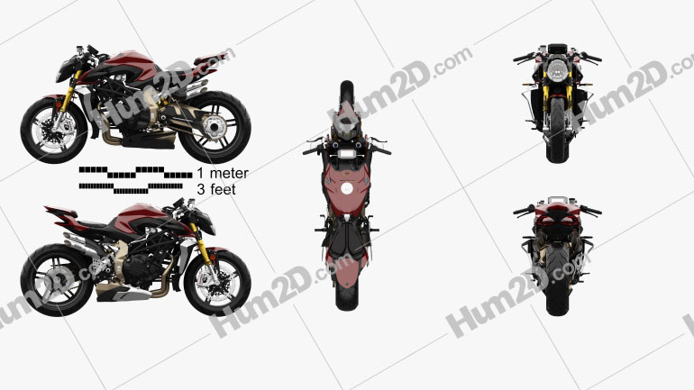 MV Agusta Brutale 1000 Serie Oro 2020 Motorcycle clipart