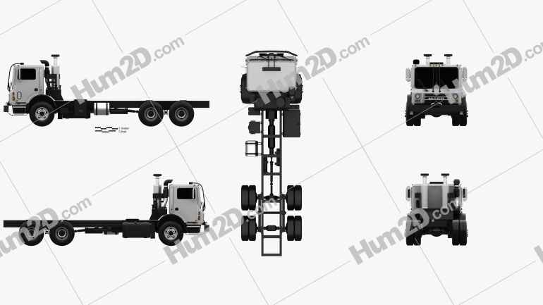Mack Terrapro Chassis Truck 2007 PNG Clipart