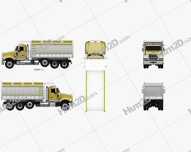 Mack Granite Dump Truck 2009 clipart