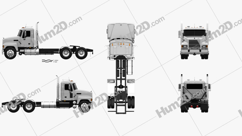 Mack Pinnacle Tractor Truck 2006 clipart