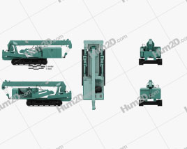 Maeda MC355 Crawler Crane 2016 Traktor clipart