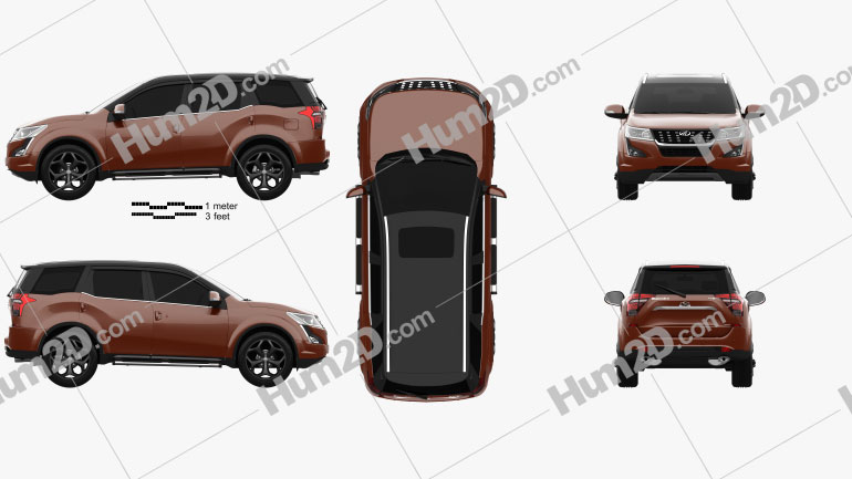 Mahindra XUV500 2019 Blueprint