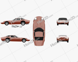 Marcos 1600 GT 1972 car clipart