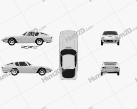 Maserati Mistral 1970 car clipart